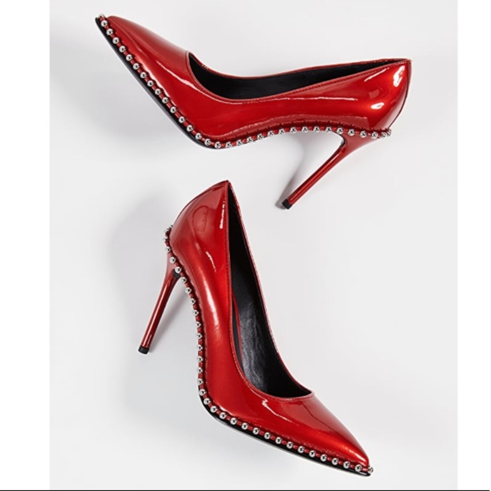 SOLD Alexander Wang Rie Studded Pumps Heels - Picture 4 of 15